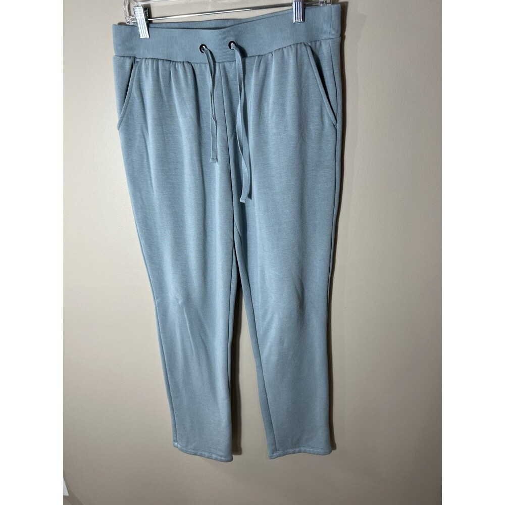 we wander Womens Blue Fleece Sweatpants Size Medium Pockets